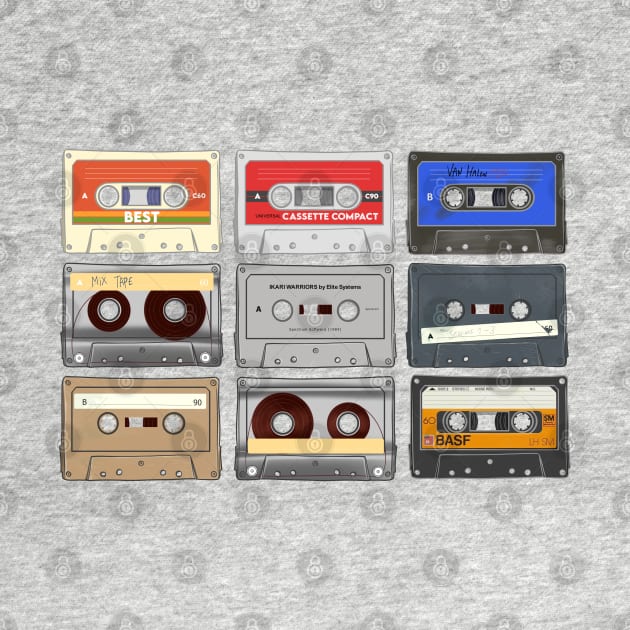 Mosaic old school cassettes by oscarsanchez